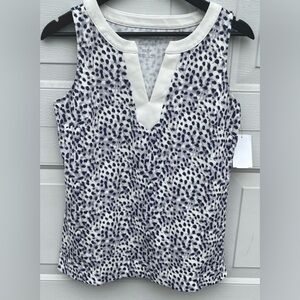 Women's Tommy Bahama Island Zone Aubrey Leopard  Sleeveless Golf Top XS